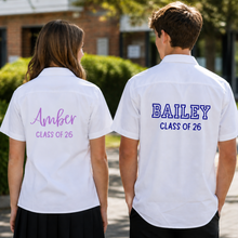 Load image into Gallery viewer, Personalised Leavers Shirts UK | Custom School Leavers Shirt 2026 | End of School Gift
