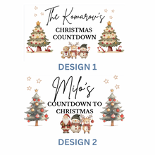 Load image into Gallery viewer, Personalised Large Christmas Family Calendar
