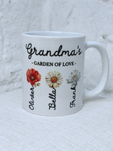 Load image into Gallery viewer, Personalised Birth Flower Garden Of Love Mug