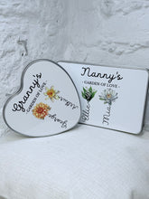 Load image into Gallery viewer, Personalised Birth Flower Garden Of Love Metal Tin