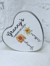 Load image into Gallery viewer, Personalised Birth Flower Garden Of Love Metal Tin