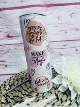 Load image into Gallery viewer, Positive Affirmations 20oz Metal Tumbler