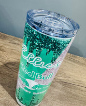 Load image into Gallery viewer, Emerald Green RedBull 20oz Metal Tumbler - Can be Personalised