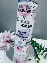 Load image into Gallery viewer, Swear Affirmations 20oz Metal Tumbler