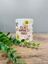 Load image into Gallery viewer, Personalised Children Happiness Quote Mug