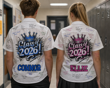 Load image into Gallery viewer, Personalised Leavers Shirts UK | Custom School Leavers Shirt 2026 | End of School Gift
