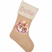 Load image into Gallery viewer, Personalised Christmas Stocking - 9 Designs
