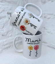 Load image into Gallery viewer, Personalised Birth Flower Garden Of Love Mug &amp; Coaster Set
