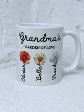 Load image into Gallery viewer, Personalised Birth Flower Garden Of Love Mug
