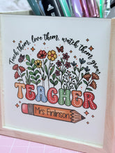 Load image into Gallery viewer, Personalised Teacher Ceramic Pencil Pot
