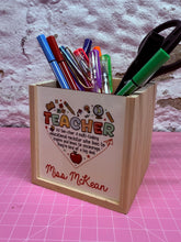 Load image into Gallery viewer, Personalised Teacher Ceramic Pencil Pot
