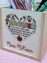 Load image into Gallery viewer, Personalised Teacher Ceramic Latte Mug

