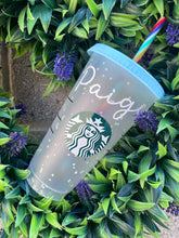 Load image into Gallery viewer, Personalised Starbucks Tumbler With Lid and Straw
