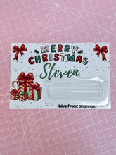 Load image into Gallery viewer, Personalised Christmas Money Holder
