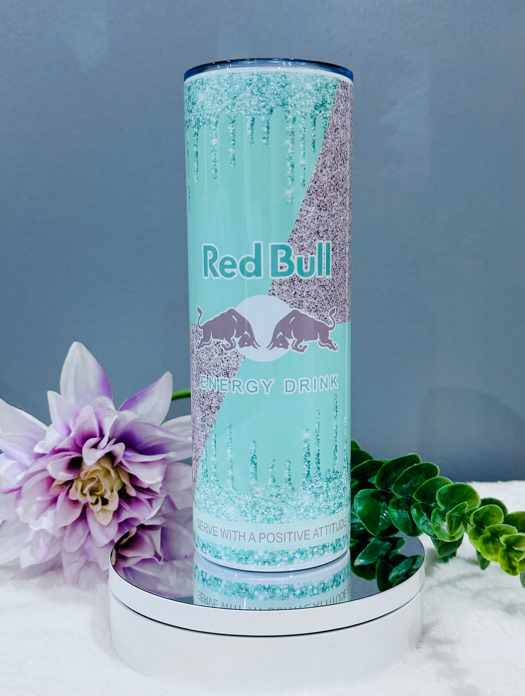 Mint RedBull 20oz Metal Tumbler - Can be Personalised