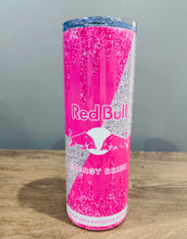Load image into Gallery viewer, Pink RedBull 20oz Metal Tumbler - Can be Personalised
