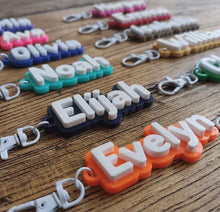 Load image into Gallery viewer, Personalised Name Keyrings x5
