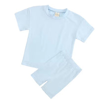 Load image into Gallery viewer, Personalised Children’s Lounge Set | Custom Name T-Shirt &amp; Shorts | Kids Summer Outfit 7 Colours
