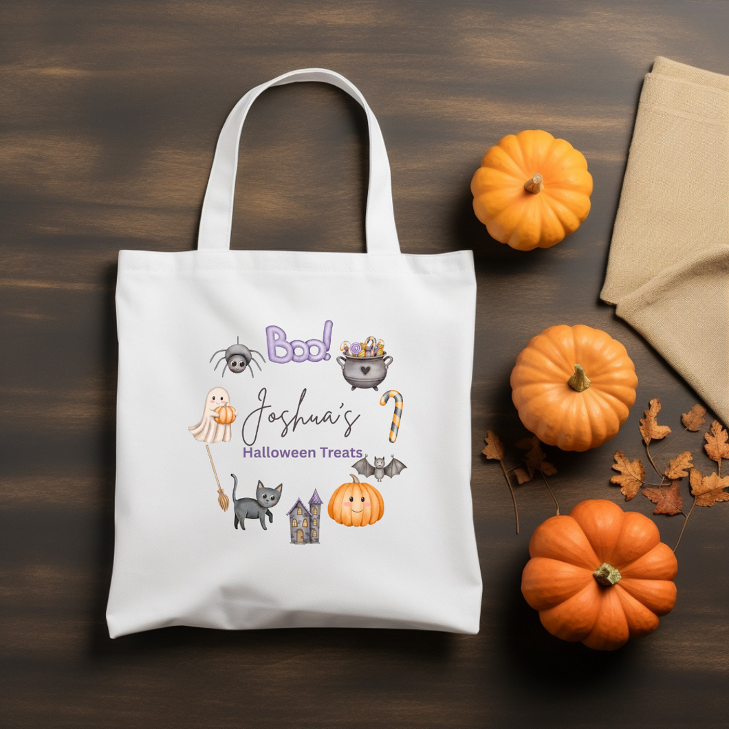 Personalised Halloween Trick or Treat Bag