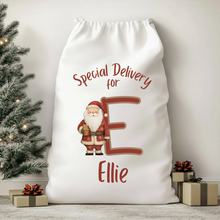 Load image into Gallery viewer, **New Design** Personalised Christmas Santa Sack - Free Gift
