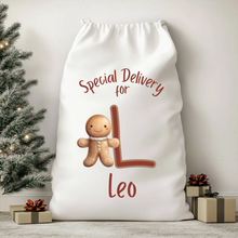 Load image into Gallery viewer, **New Design** Personalised Christmas Santa Sack - Free Gift
