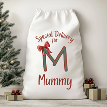 Load image into Gallery viewer, **New Design** Personalised Christmas Santa Sack - Free Gift
