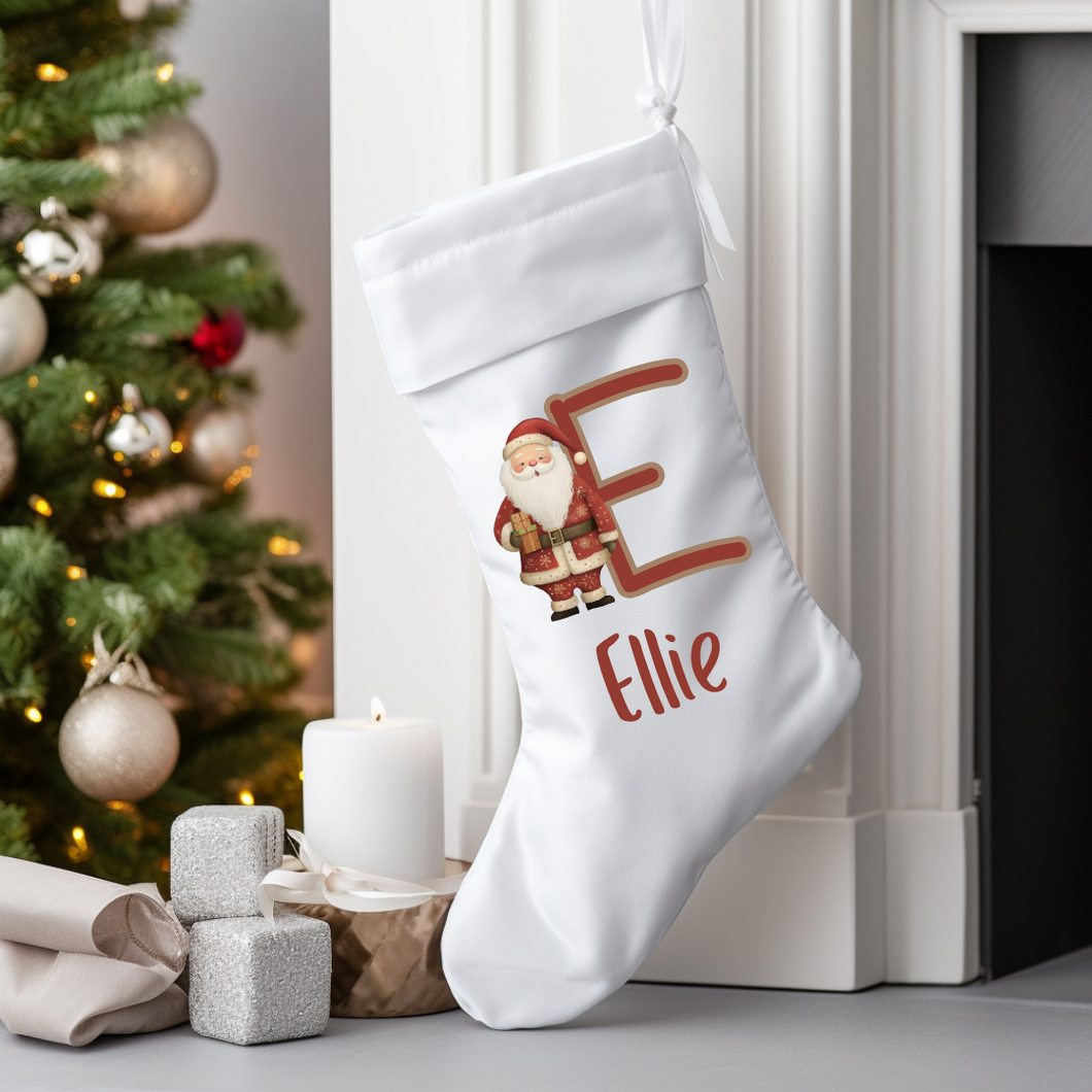Personalised Santa Christmas Stocking