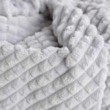 Load image into Gallery viewer, Personalised Baby Grey Embossed Blanket Wrap
