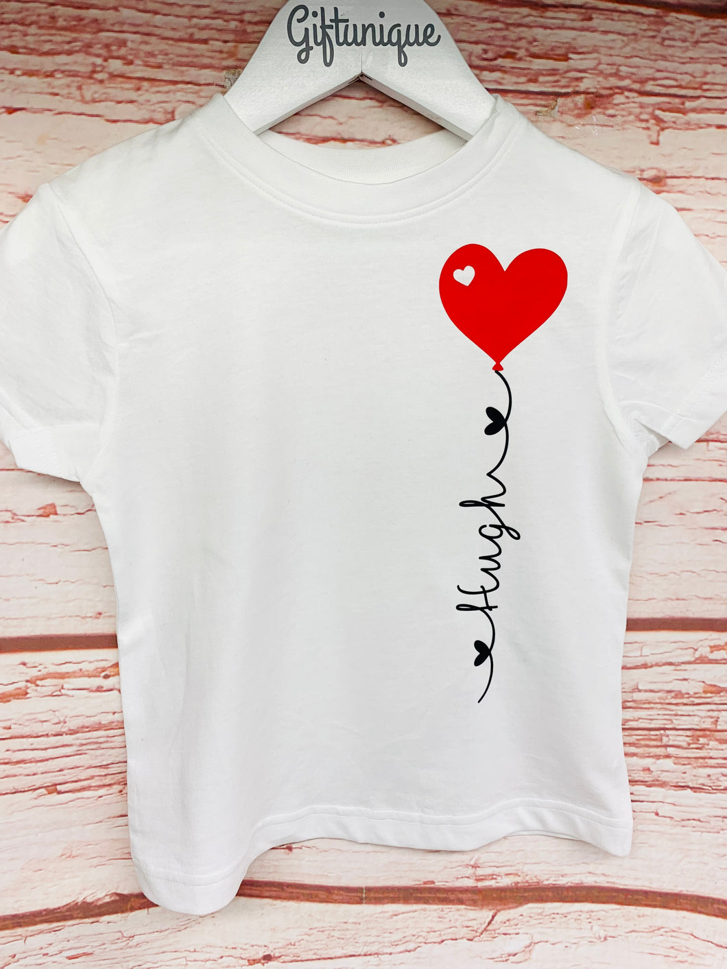 Personalised Valentines Tshirt or Sleepsuit