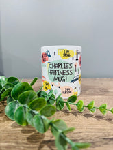 Load image into Gallery viewer, Personalised Children Happiness Quote Mug
