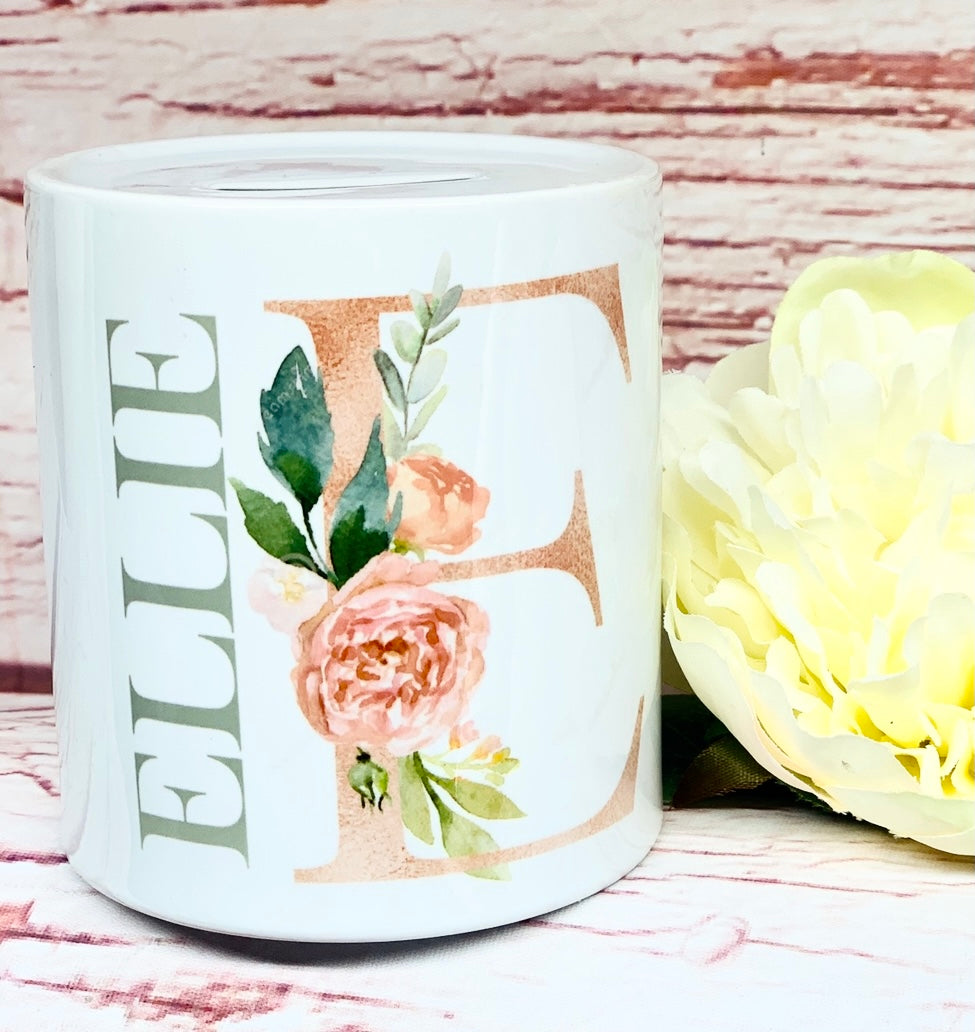 Personalised Initial Money Box – The Giftunique Co